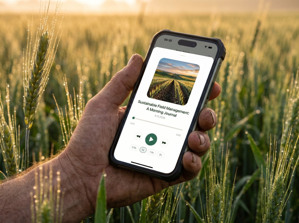 Your Farm, Your Briefing: A Daily Audio Update That Actually Knows You